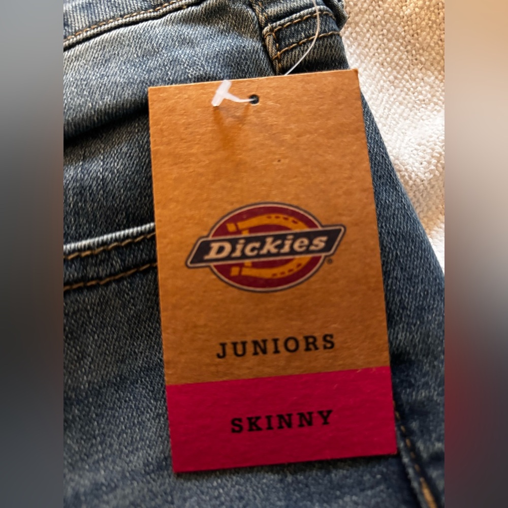 Dickies Light Blue Skinny Jeans - Picture 4 of 4